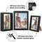 Americanflat Set of 3 Picture Frames - Includes 4x6, 5x7, 6x8 Frames - Black Picture Frames with Deep, High-Quality Molding and Shatter-Resistant Glass for Tabletop or Wall Display